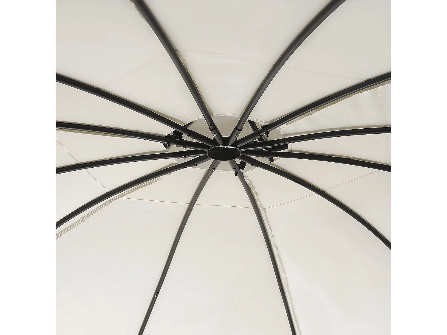 Gazebo SAFARA Metallo 368 cm 368 cm Beige