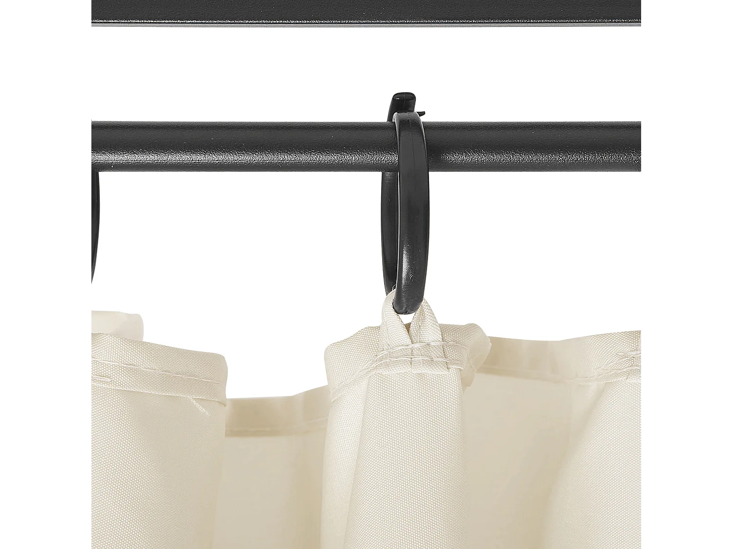 Garten-Pavillon mit Dach und Seitenwänden beige rund moderner Stil Safara