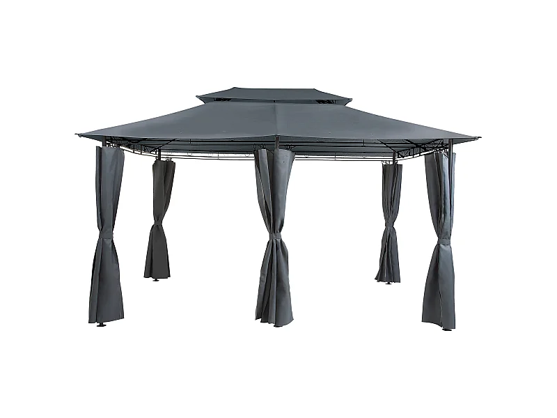 Gazebo Grigio grafite COLOS