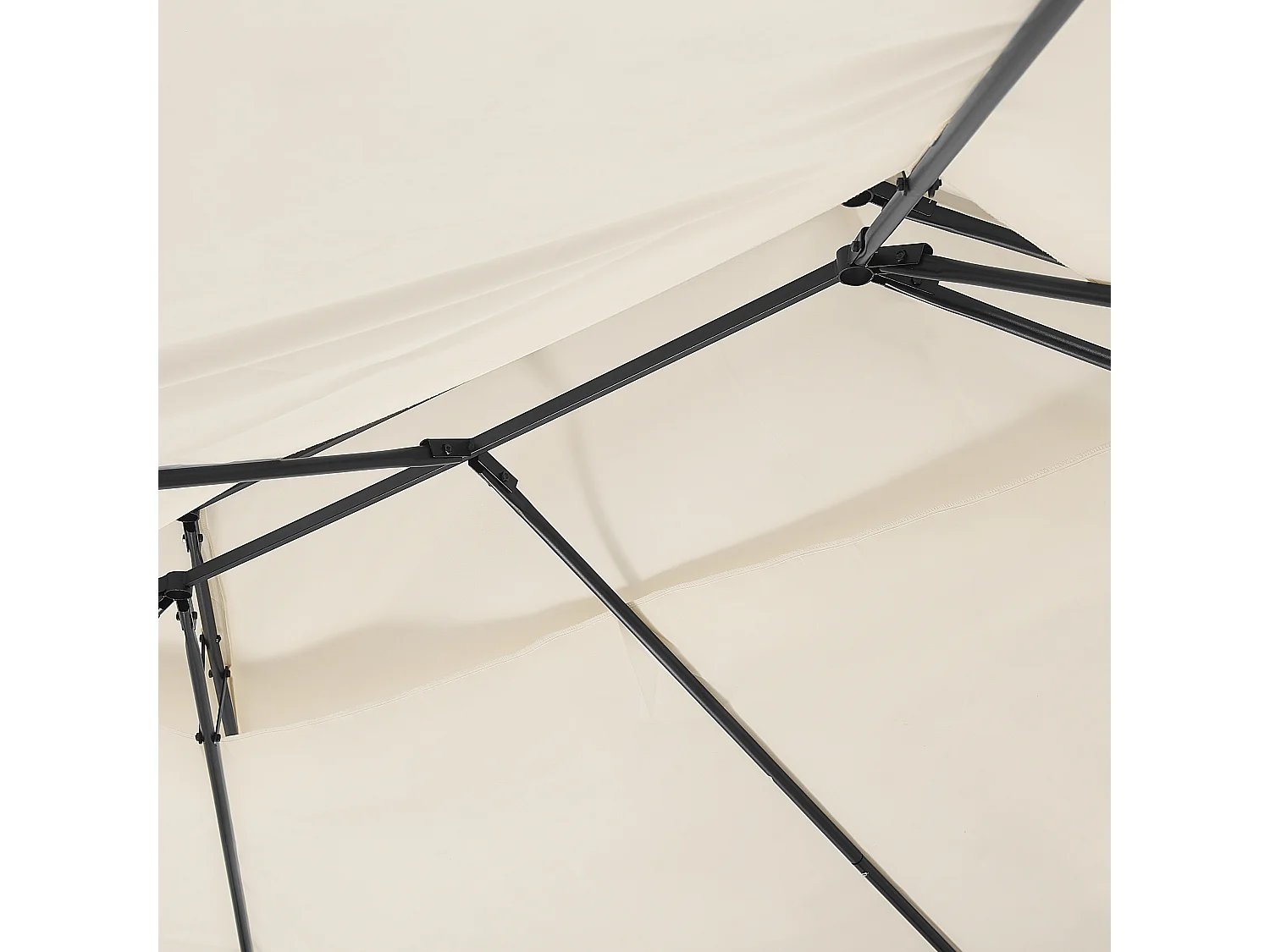 Gazebo COLOS Metal 400 cm 300 cm Beige