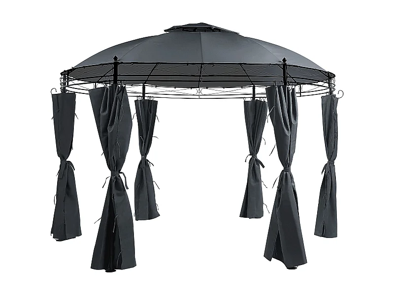 Gazebo Grigio grafite SAFARA