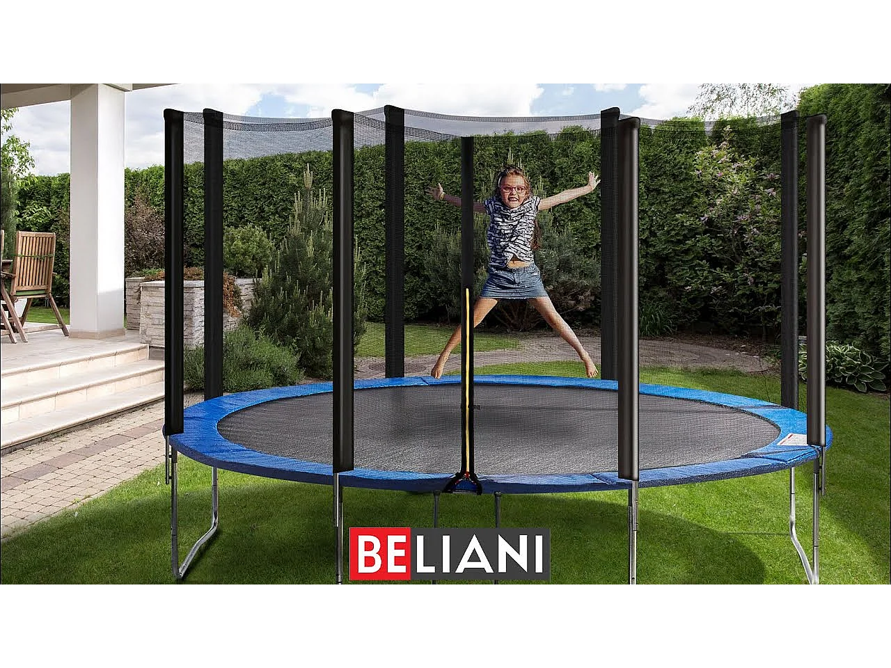Trampolino RISATA 366 cm Blu