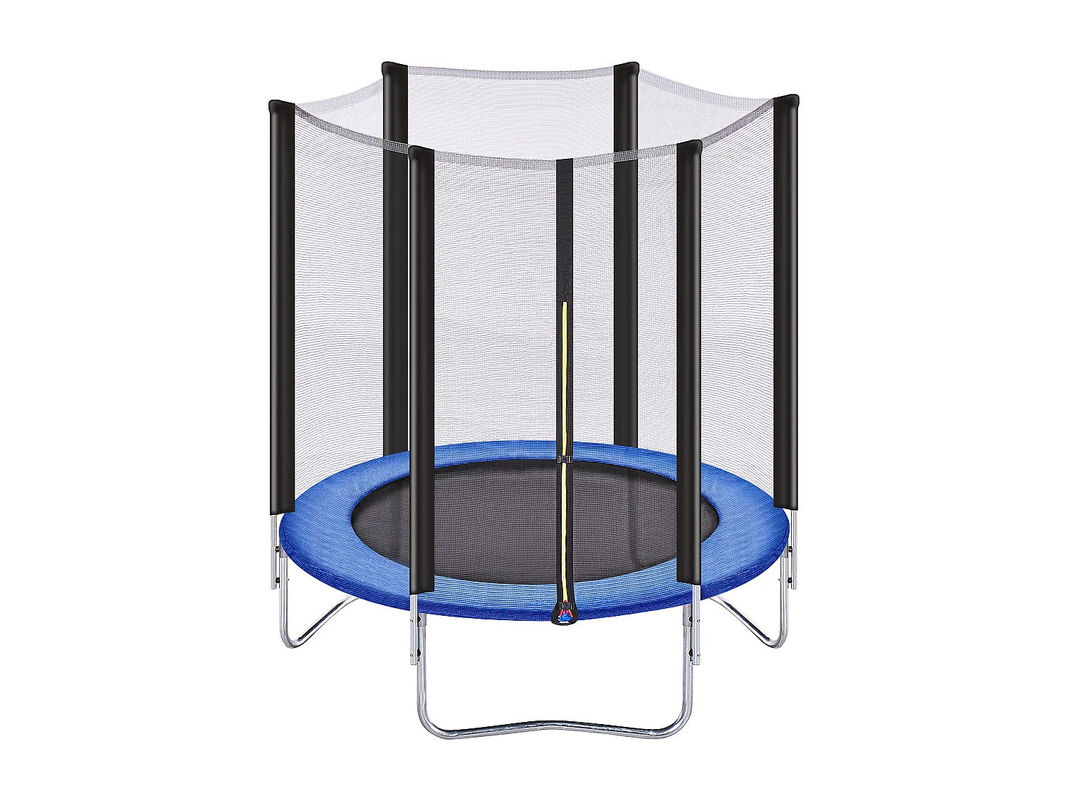 Trampoline avec filet de sécurité ⌀ 183 cm bleu RISATA