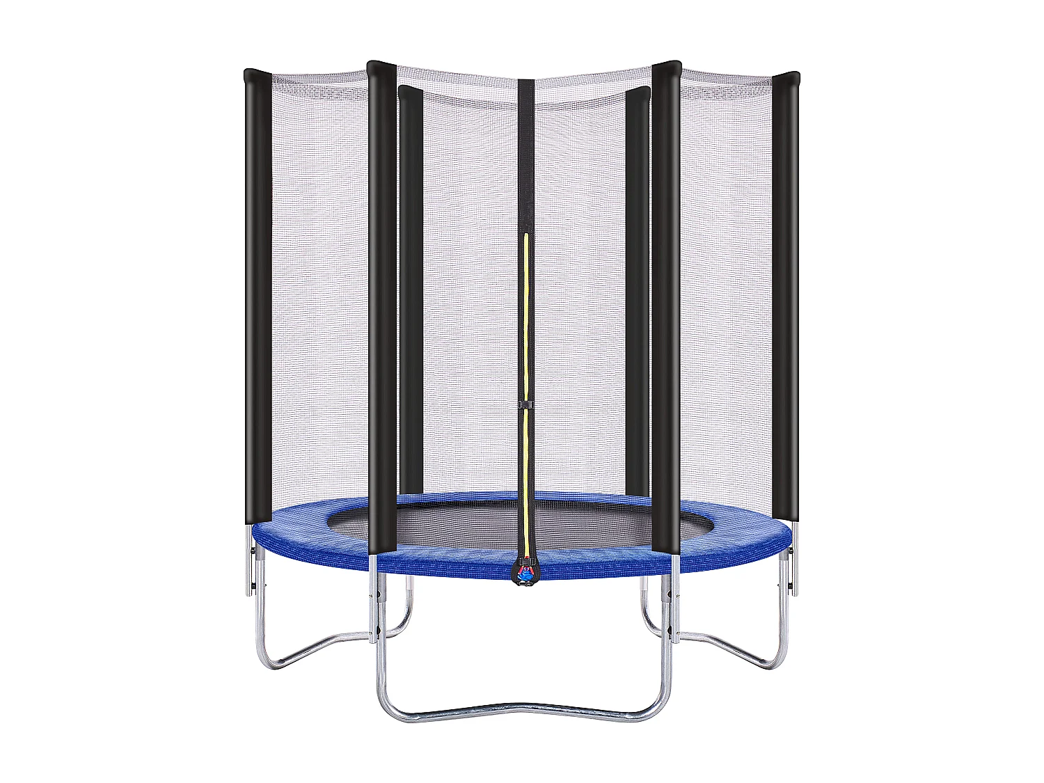 Trampoline avec filet de sécurité ⌀ 183 cm bleu RISATA