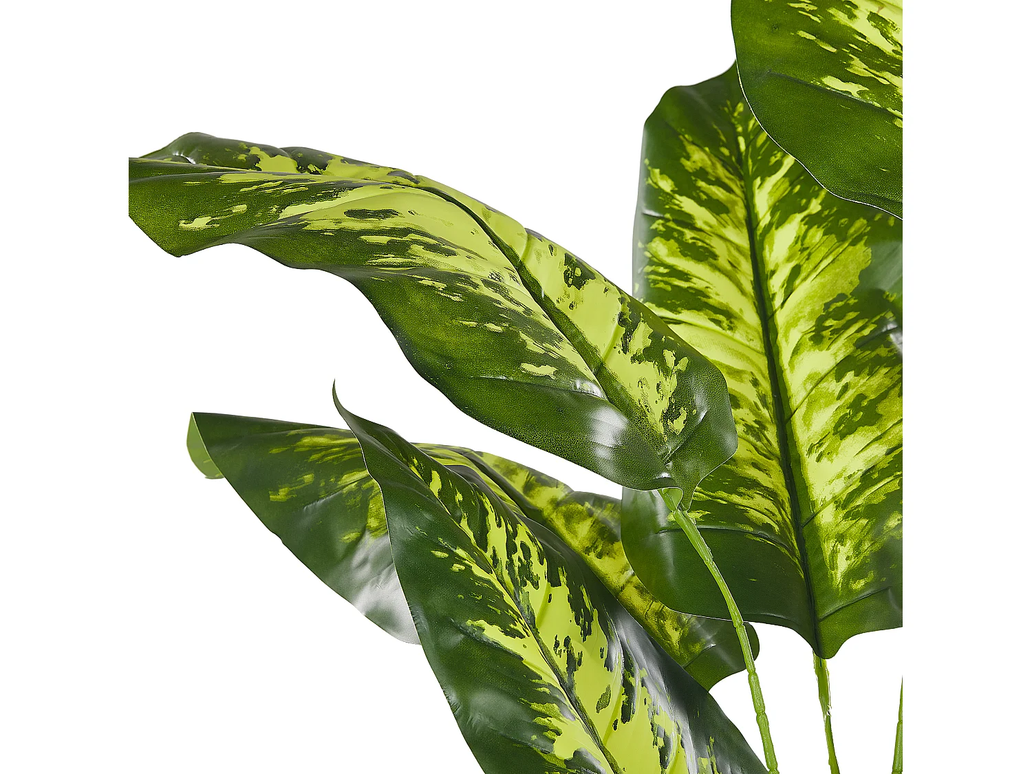 Planta artificial en maceta verde/negro 122 cm DIEFFENBACHIA