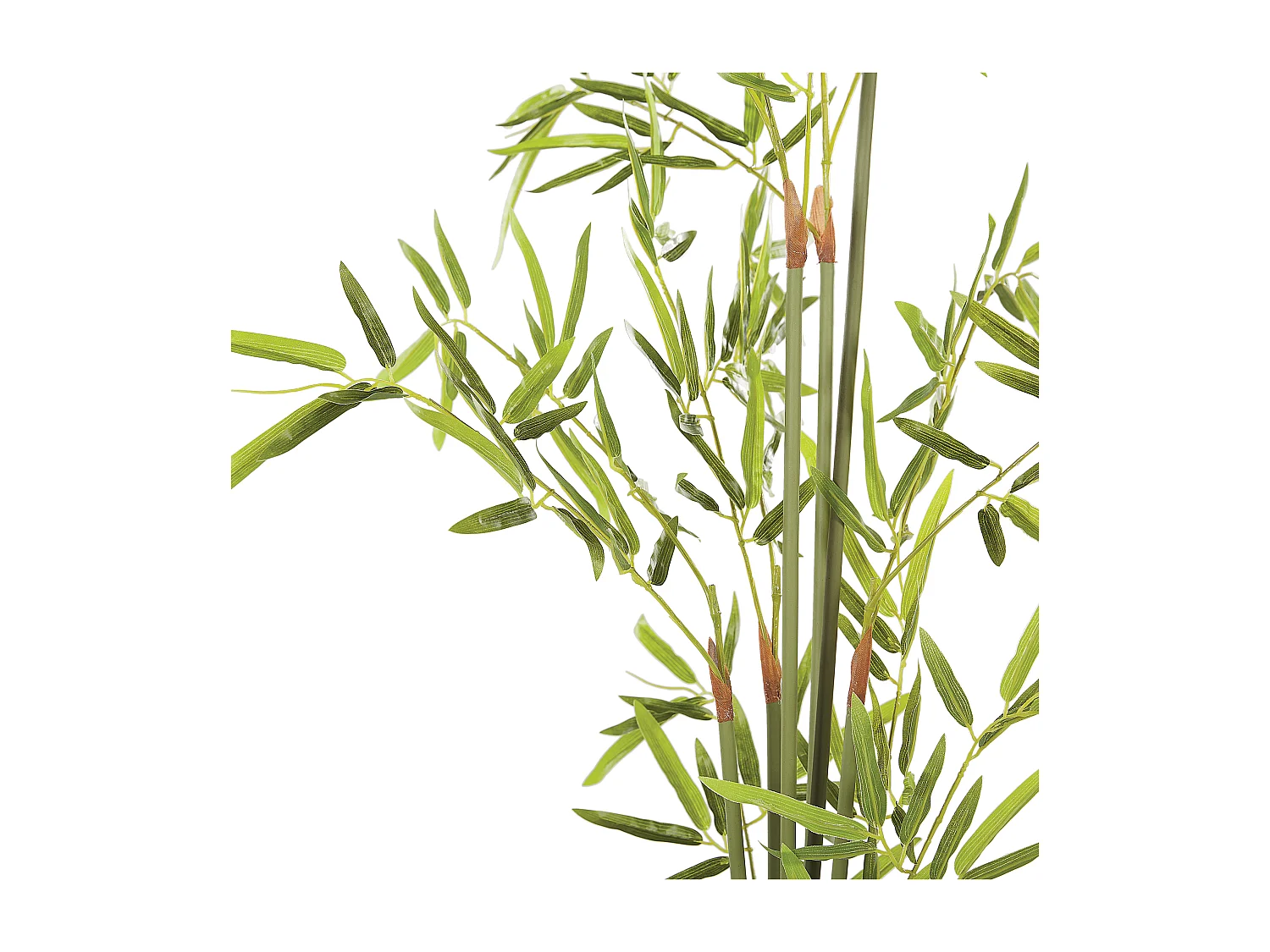 Kunstpflanze im Blumentopf 100 cm biegbare Zweige BAMBUSA VULGARIS