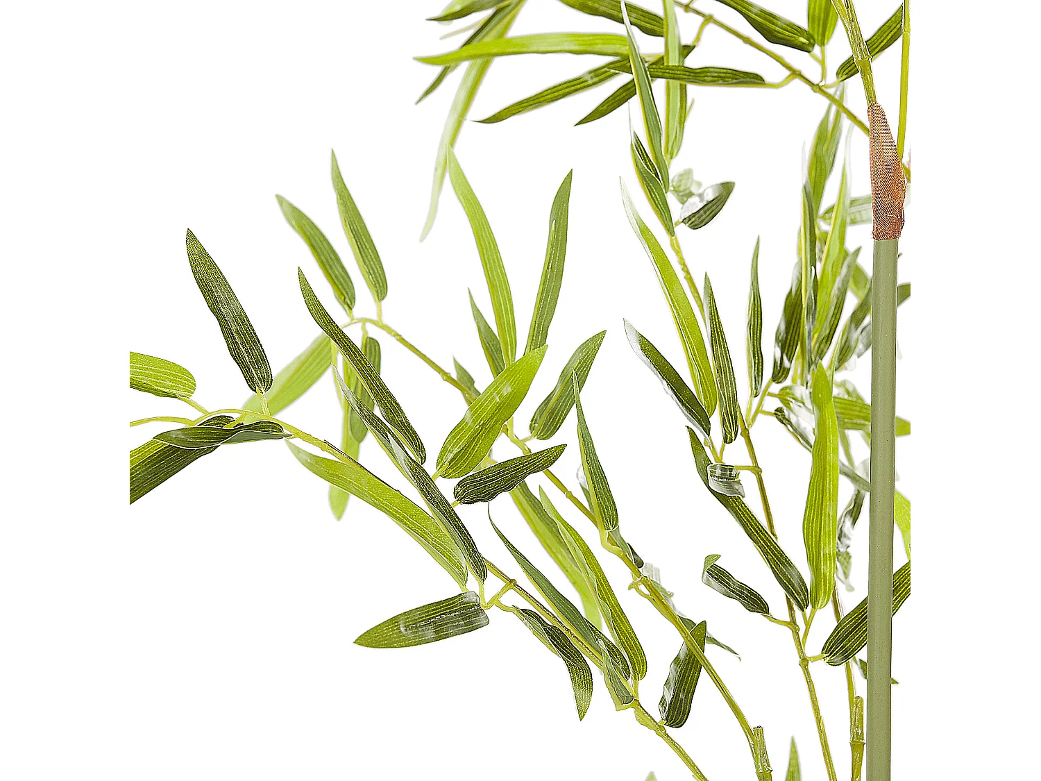Kunstpflanze im Blumentopf 100 cm biegbare Zweige BAMBUSA VULGARIS