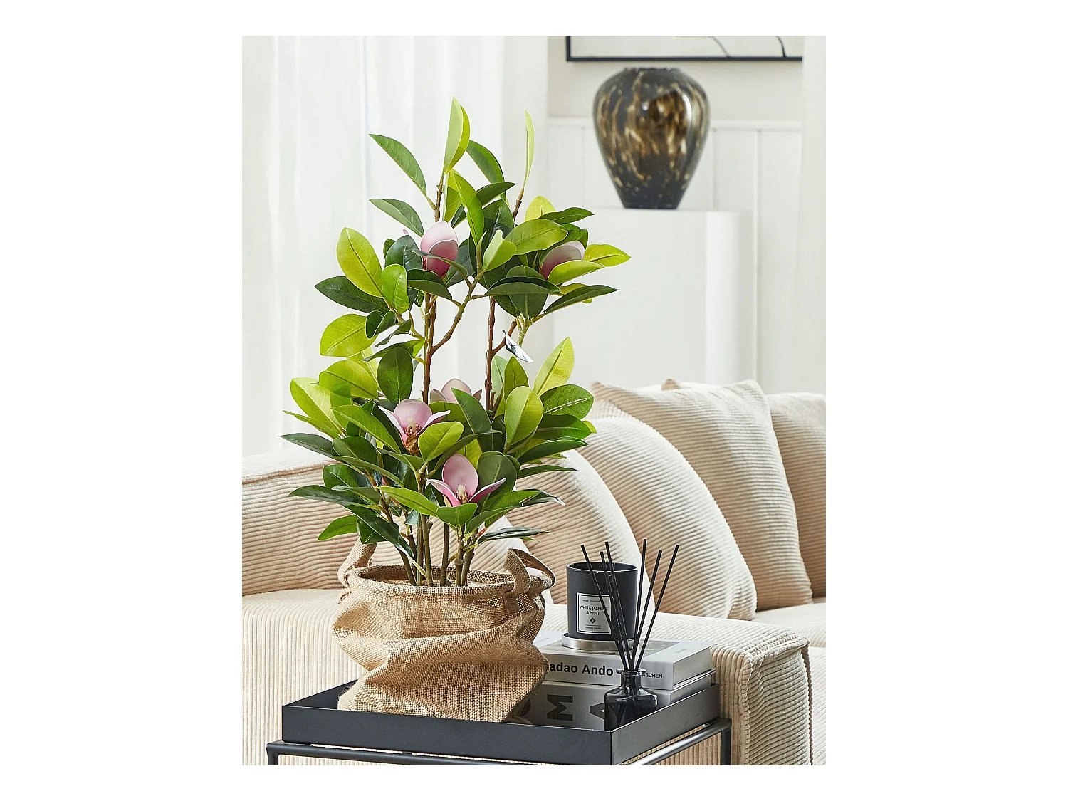 Planta artificial en maceta 70 cm MAGNOLIA