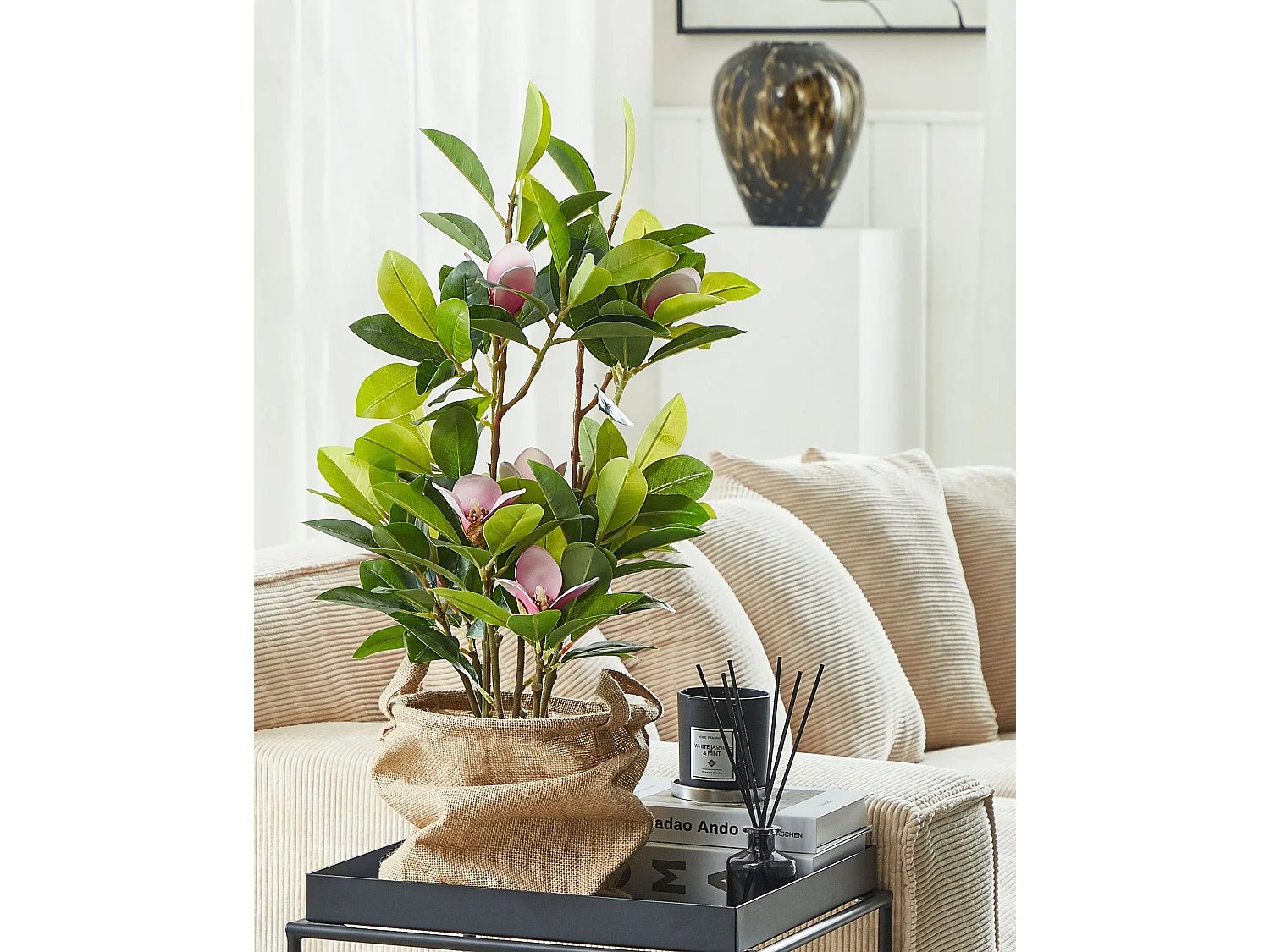 Plante artificielle MAGNOLIA 70 cm Vert