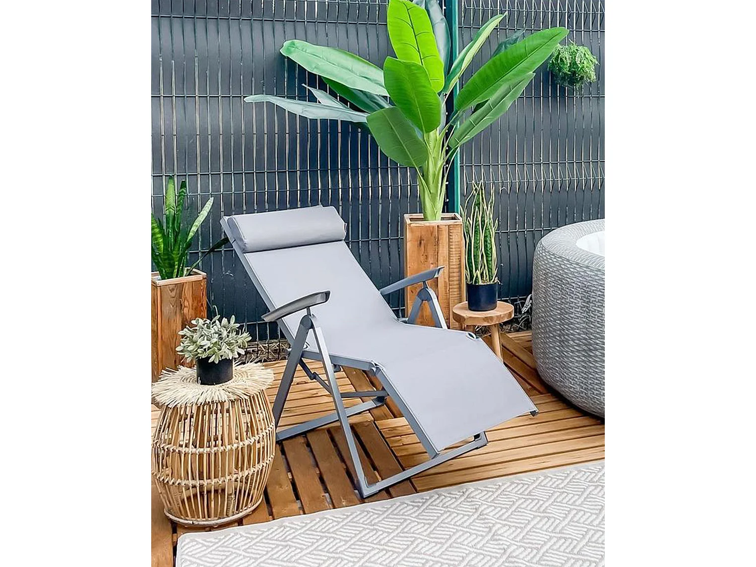 Kunstpflanze im Blumentopf 63 cm SNAKE PLANT