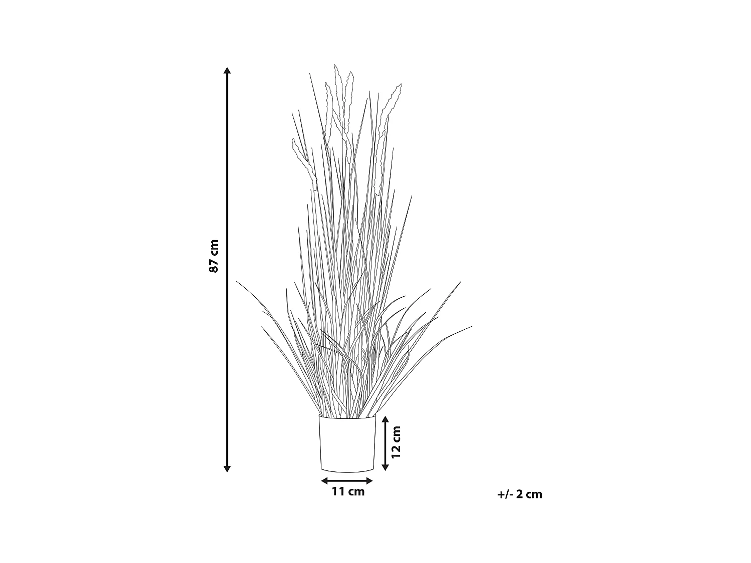 Plante artificielle REED PLANT 87 cm Vert