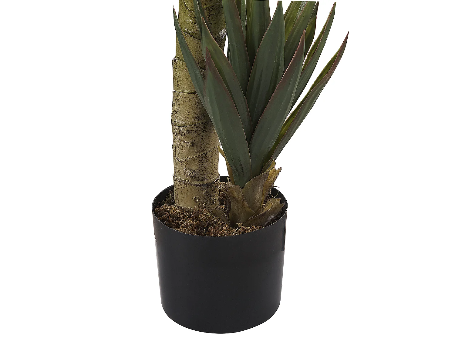 Dekopflanze in Aloe Vera-Form Kunststoff 90 cm grün Yucca