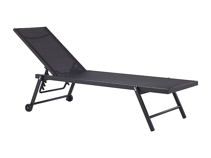 Ligstoel PORTOFINO Metaal Zwart