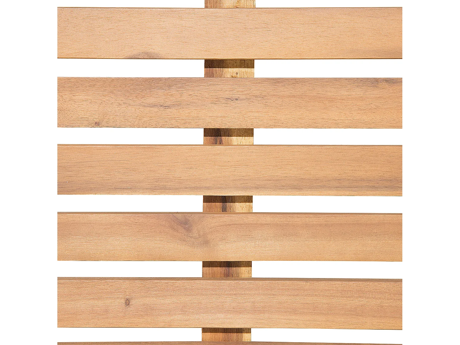 Gartenliege Akazienholz hellbraun verstellbare Rückenlehne rollbar Cesana