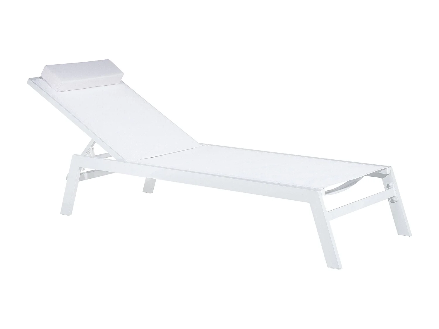 Espreguiçadeira CATANIA Metal Branco