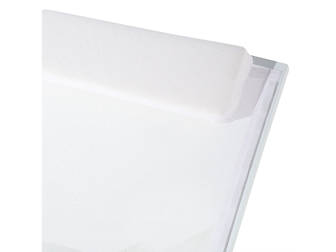 Espreguiçadeira CATANIA Metal Branco