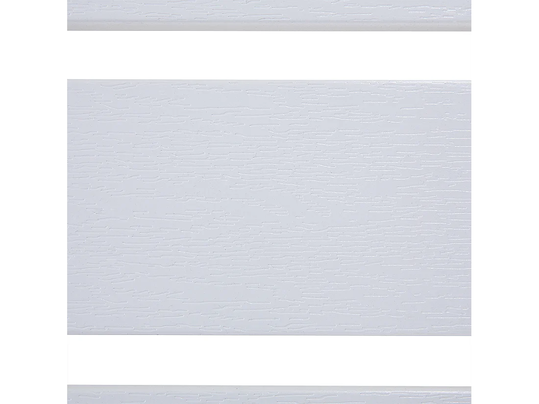 Gartenliege Sonnenliege Relaxliege Kunstholz verstellbare Rückenlehne Weiß