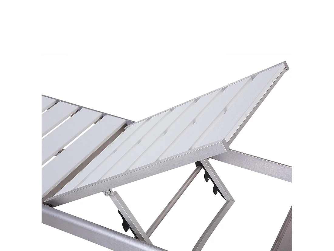 Ligstoel NARDO Metaal Wit