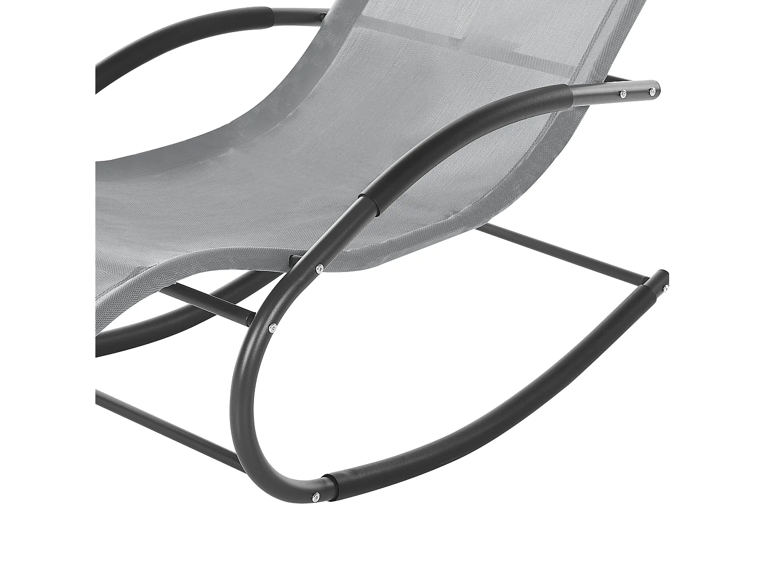 Transat à bascule CARANO II Métal Gris clair