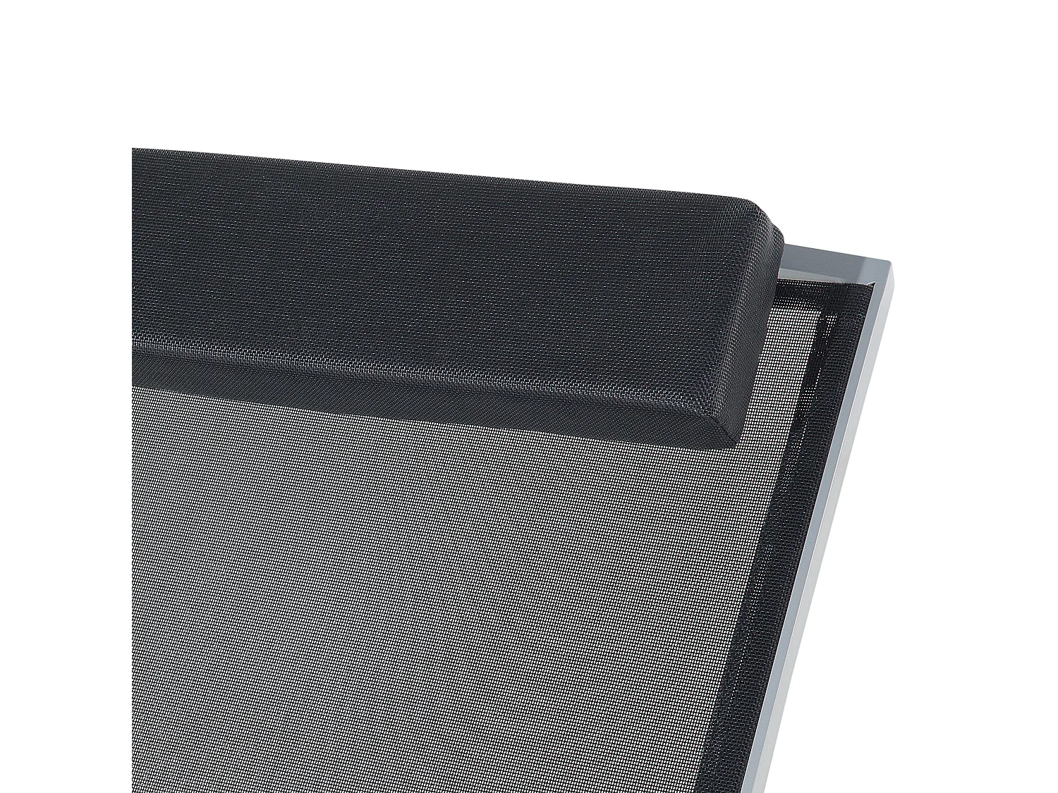 Ligstoel CATANIA Metaal Zwart