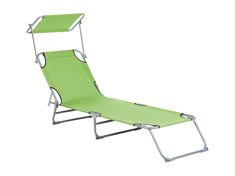 Transat FOLIGNO II Métal Vert citron