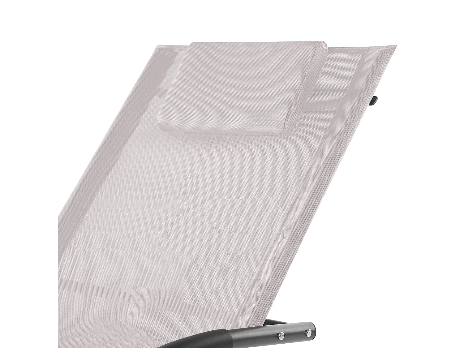 Espreguiçadeira de baloiço CARANO II Metal Creme