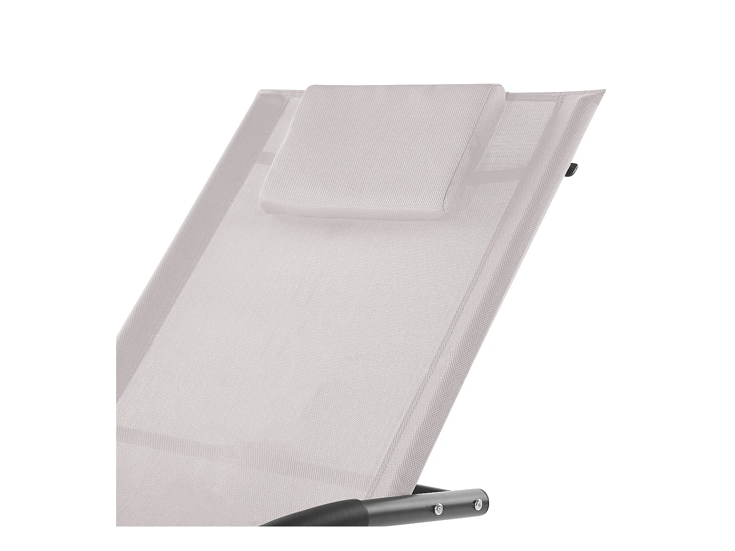 Leżak ogrodowy bujany CARANO II Metal Beżowy