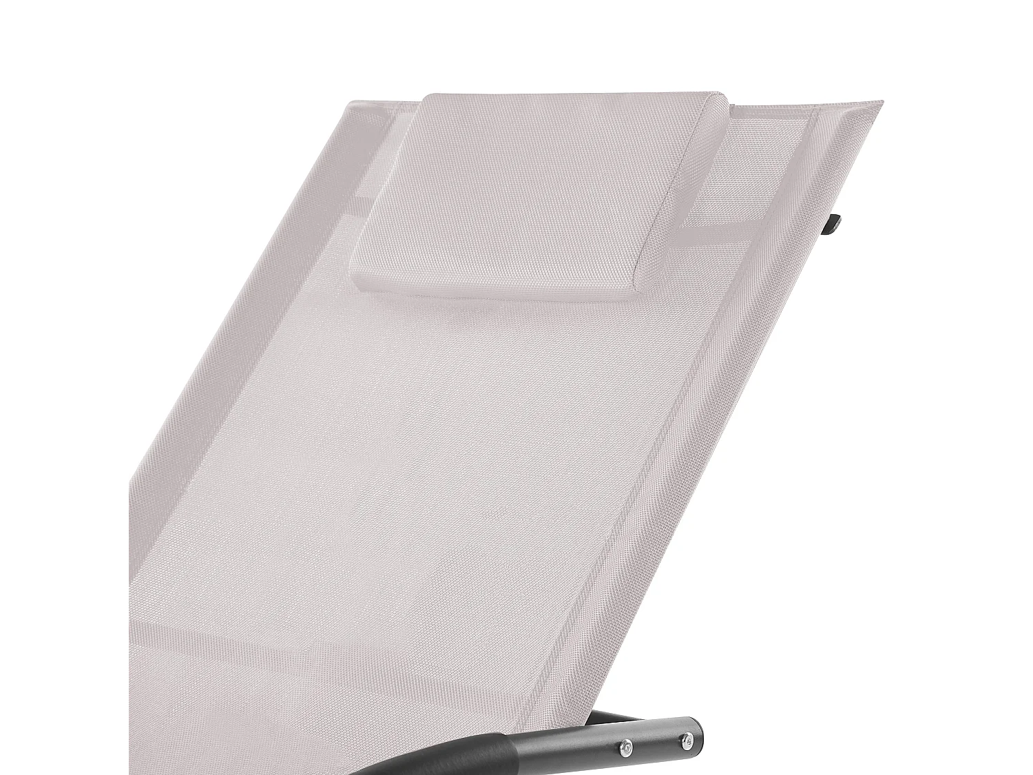 Espreguiçadeira de baloiço CARANO II Metal Creme