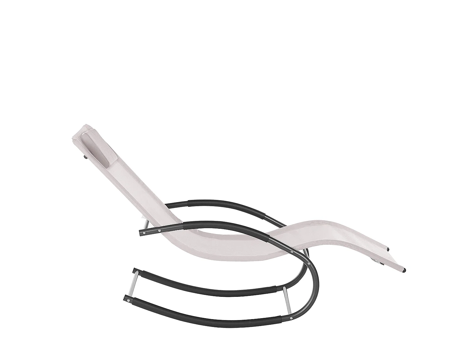 Transat à bascule CARANO II Métal Beige