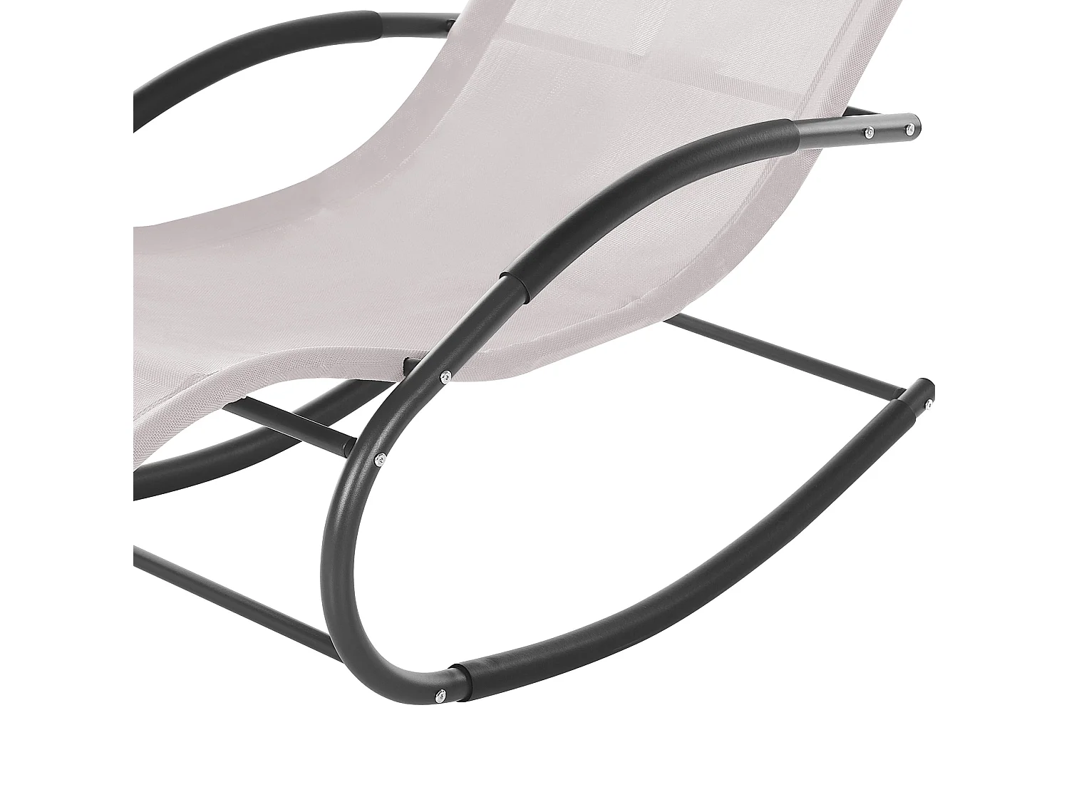 Transat à bascule CARANO II Métal Beige