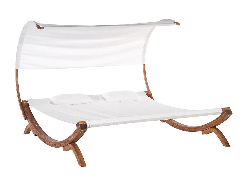 Transat avec coussin TERAMO Blanc cassé