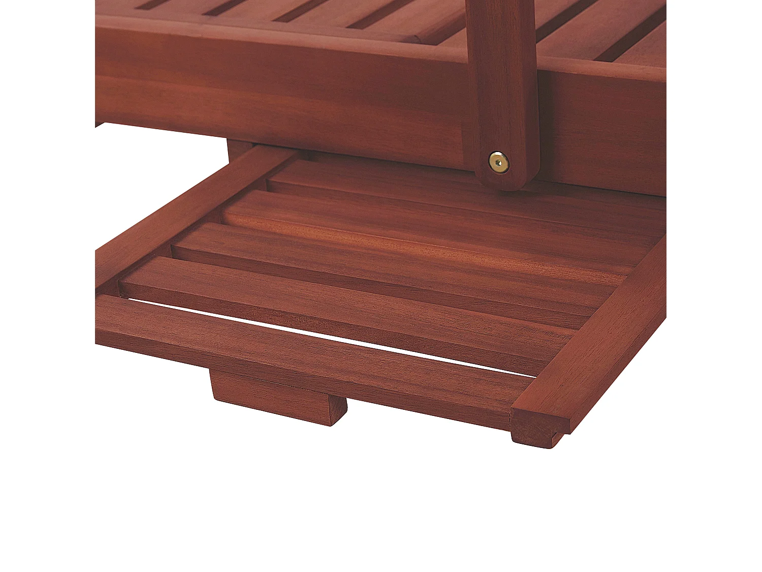 Ligstoel TOSCANA Acaciahout Donkerbruin