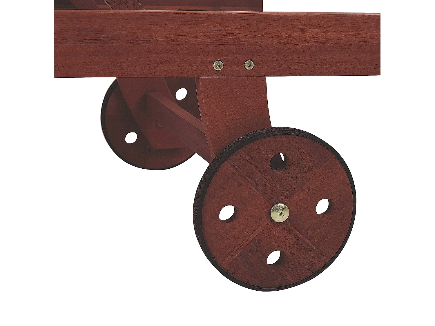 Ligstoel TOSCANA Acaciahout Donkerbruin