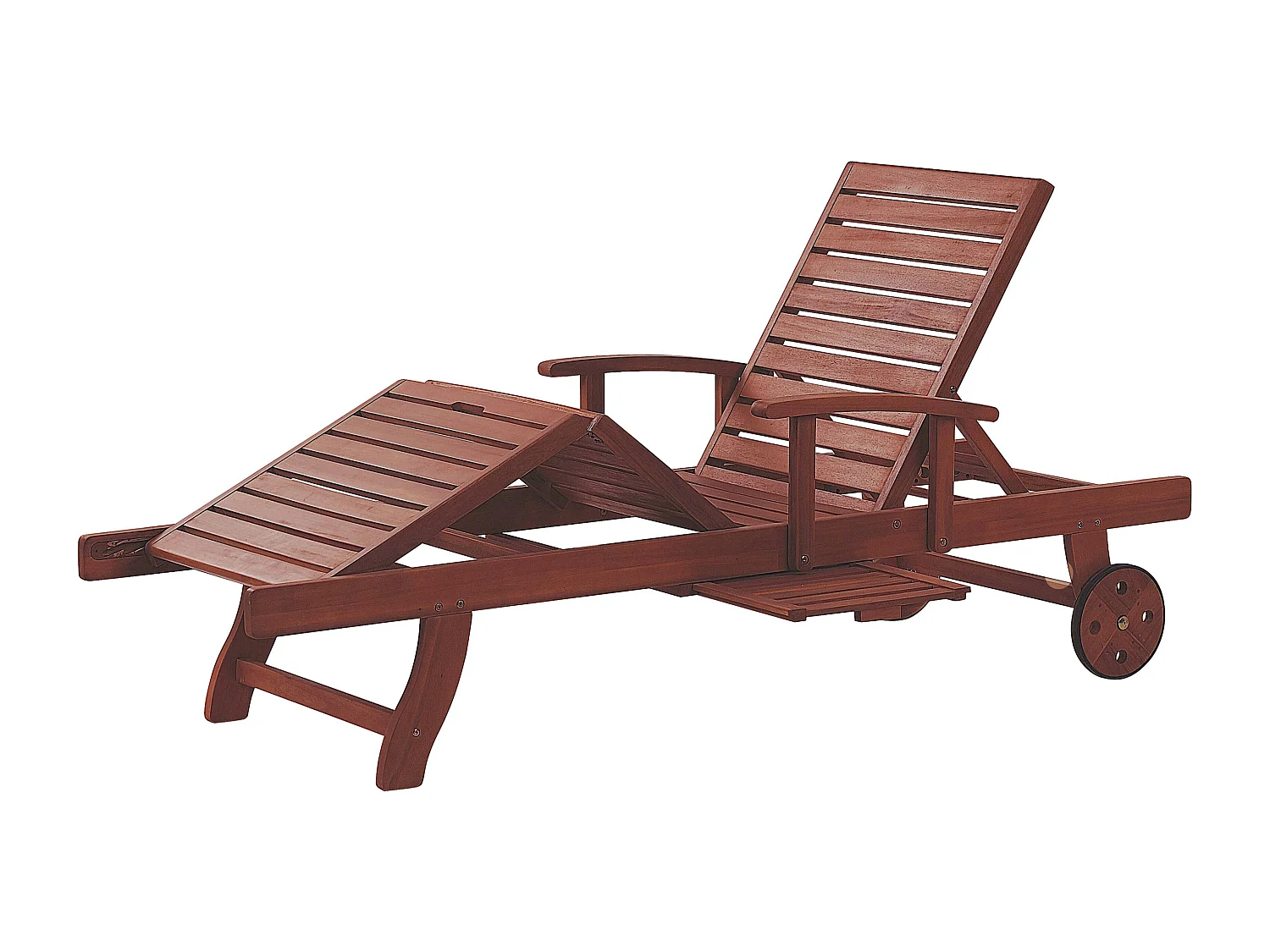 Ligstoel TOSCANA Acaciahout Donkerbruin