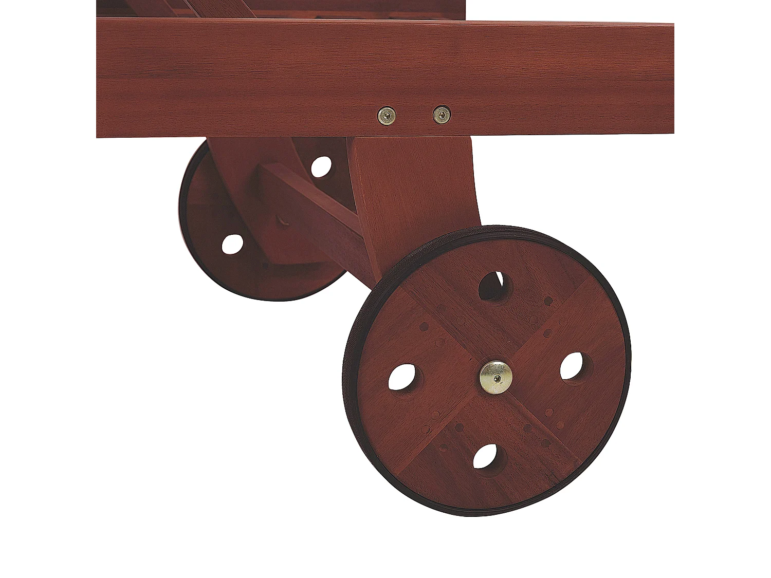 Ligstoel TOSCANA Acaciahout Donkerbruin