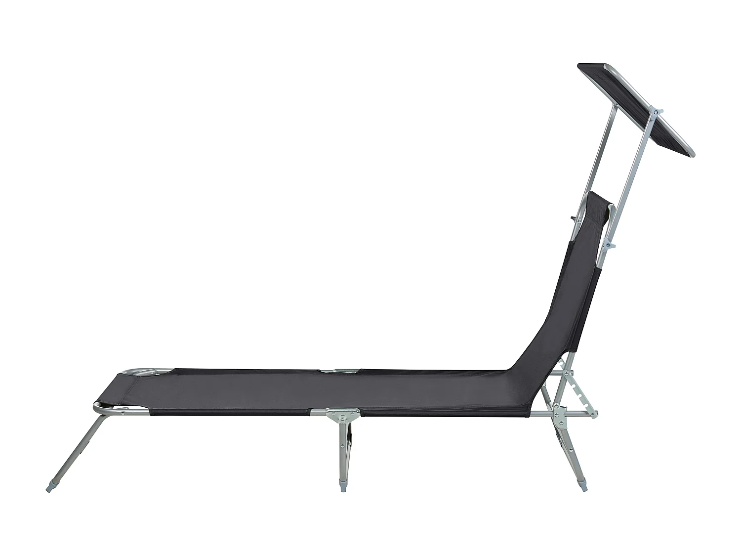Espreguiçadeira FOLIGNO Metal Preto