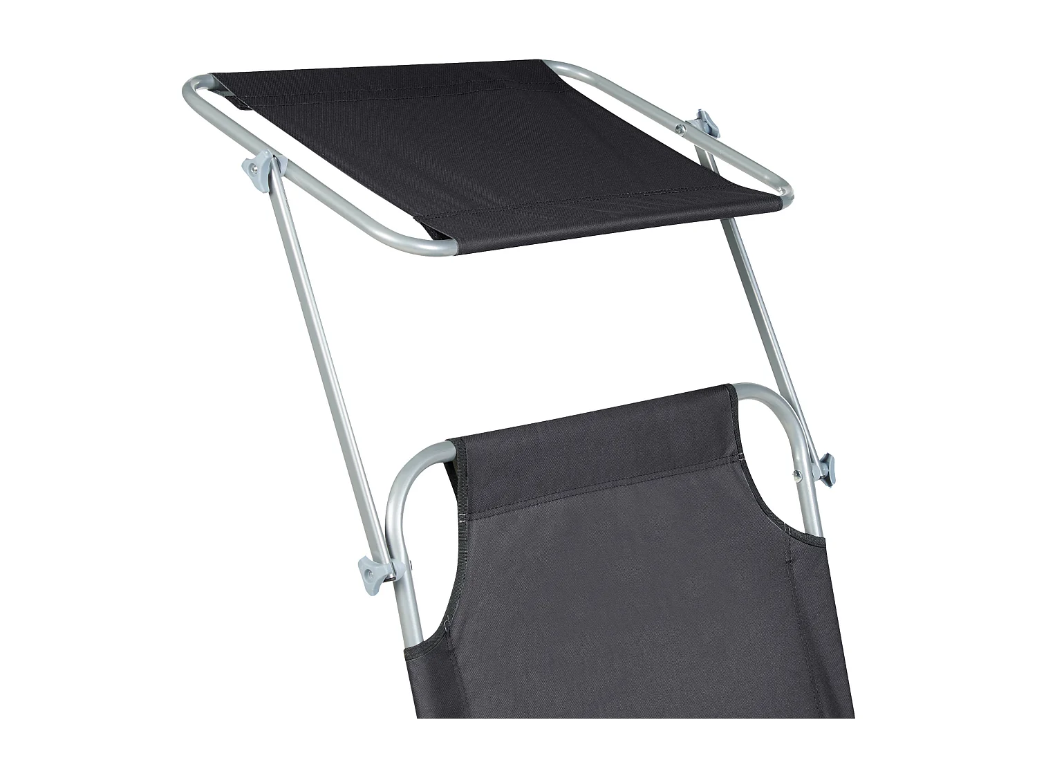 Espreguiçadeira FOLIGNO Metal Preto