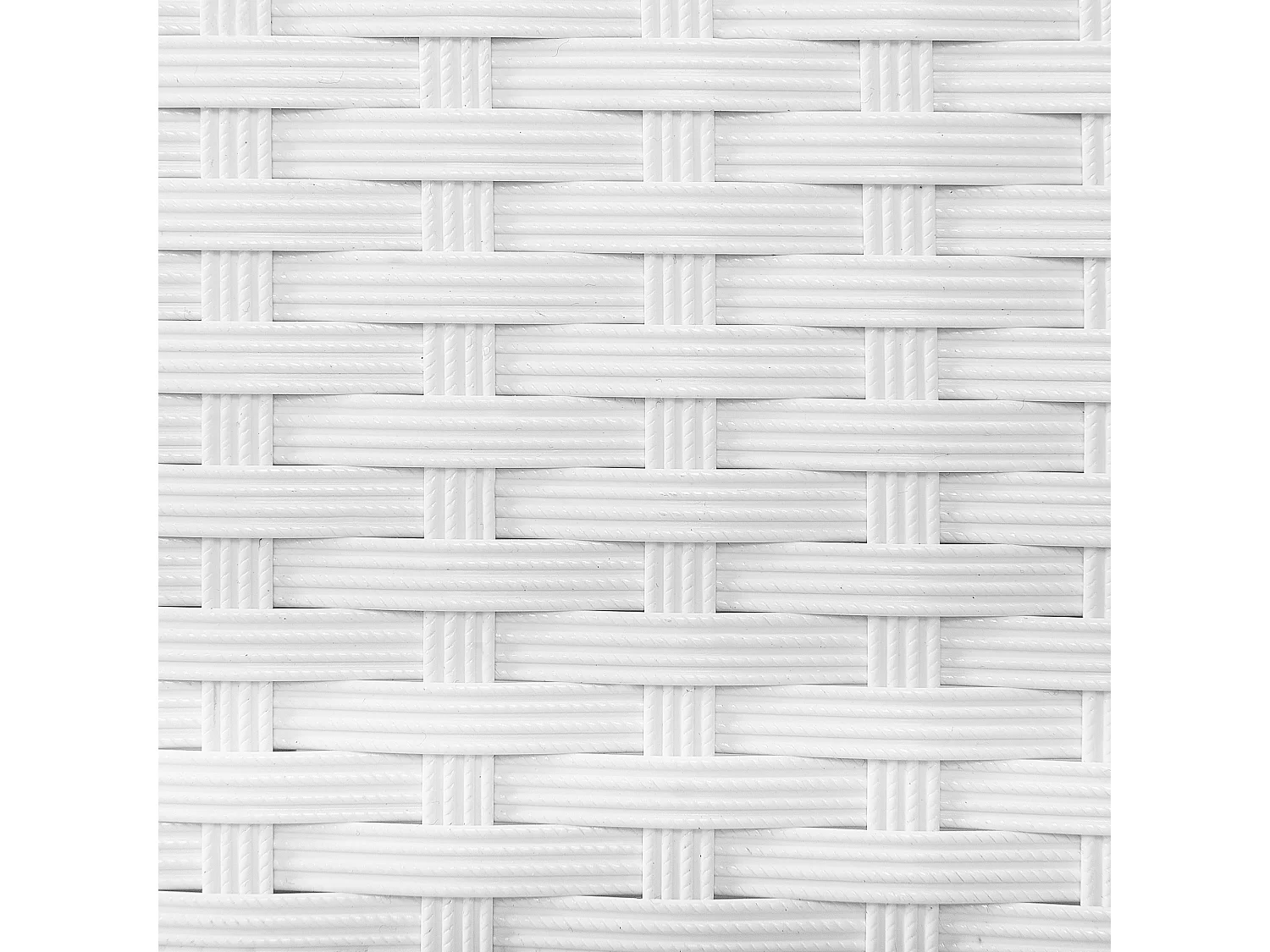 Transat avec coussin TURIN Polyrotin Blanc