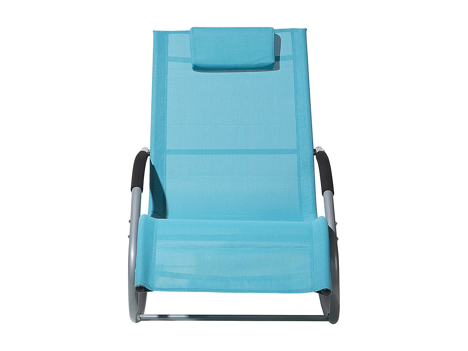 Gartenliege Schaukelliege Liegestuhl Sonnenliege Polyester blau türkis Carano