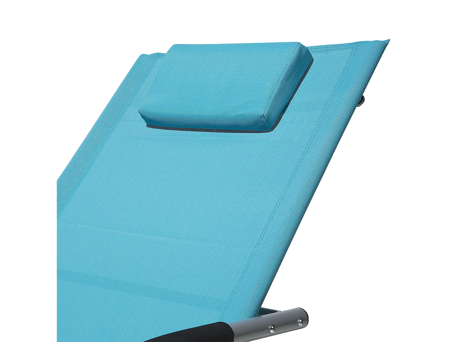 Gartenliege Schaukelliege Liegestuhl Sonnenliege Polyester blau türkis Carano