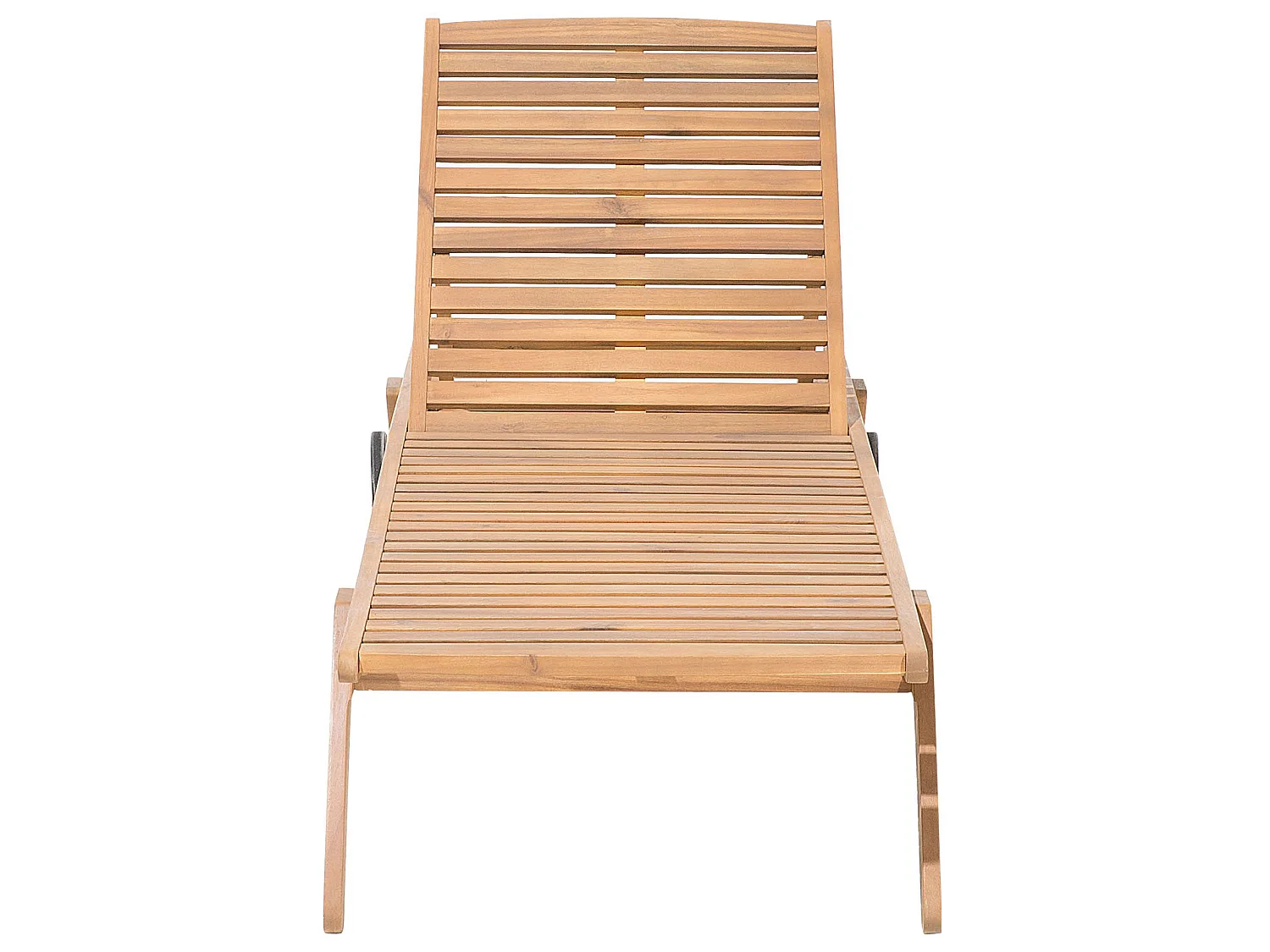 Ligstoel acaciahout taupe CESANA