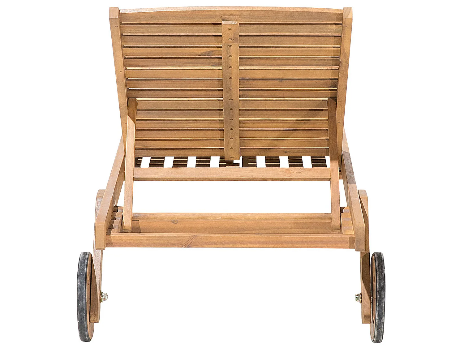 Ligstoel acaciahout taupe CESANA