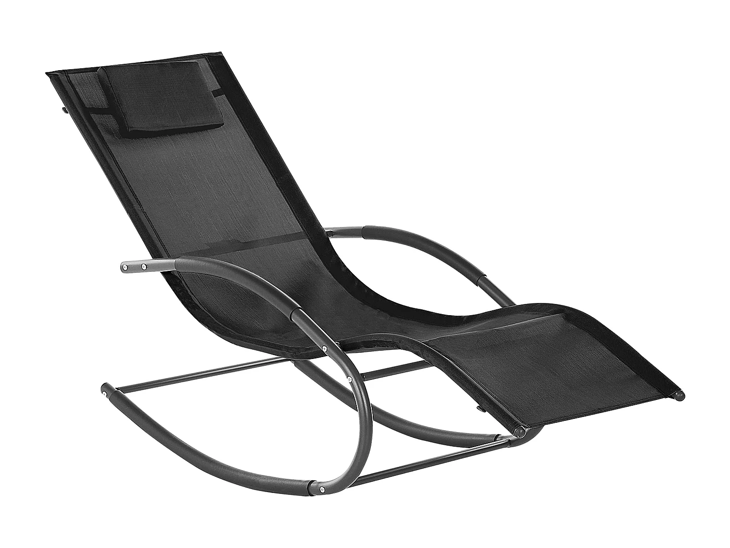 Transat à bascule CARANO II Métal Noir