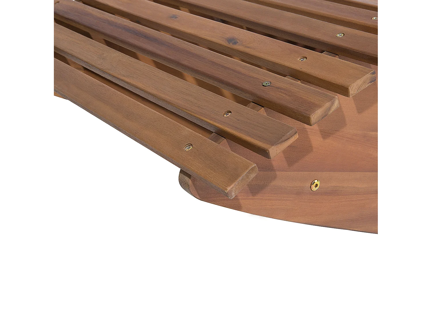 Lettino Prendisole BRESCIA Legno d'acacia Marrone