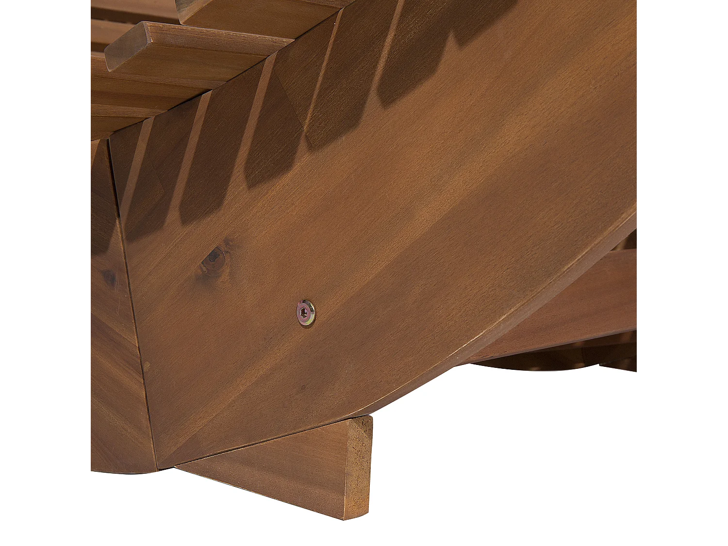 Lettino Prendisole BRESCIA Legno d'acacia Marrone