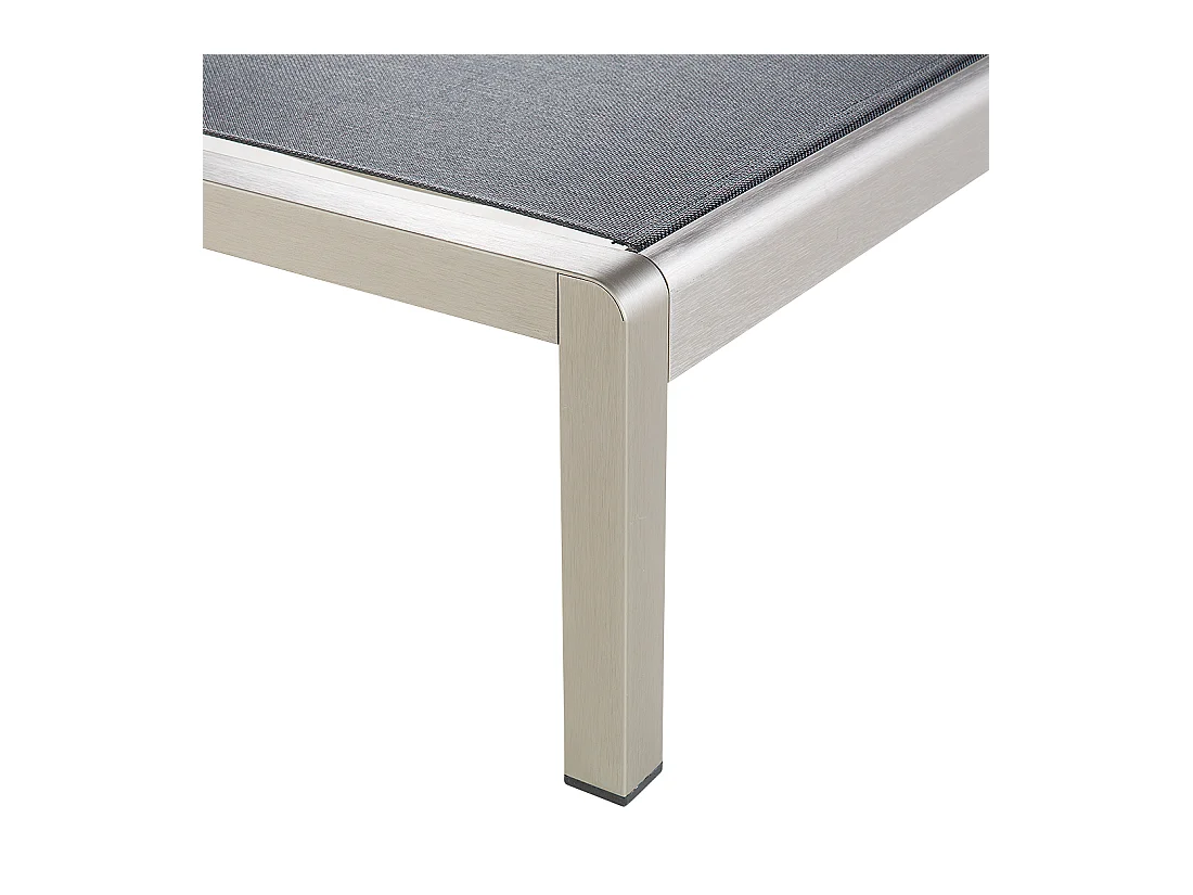 Ligstoel FOSSATO Metaal Zwart