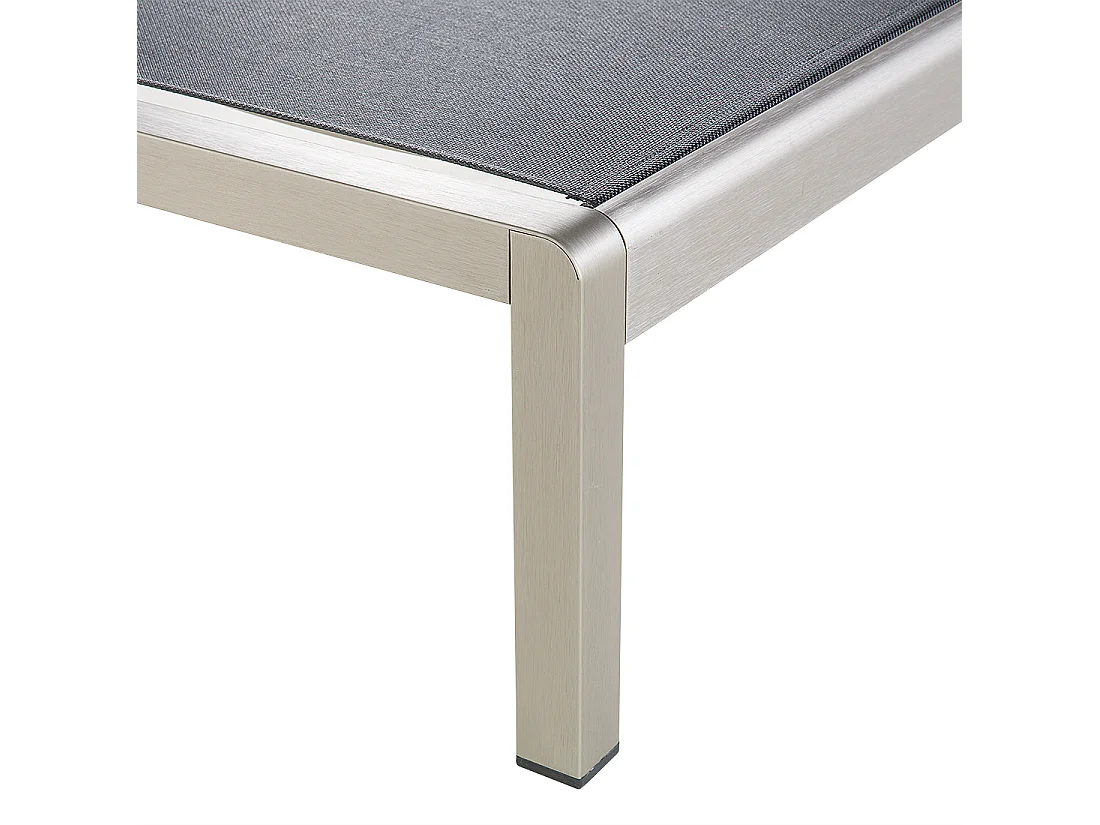 Ligstoel FOSSATO Metaal Zwart