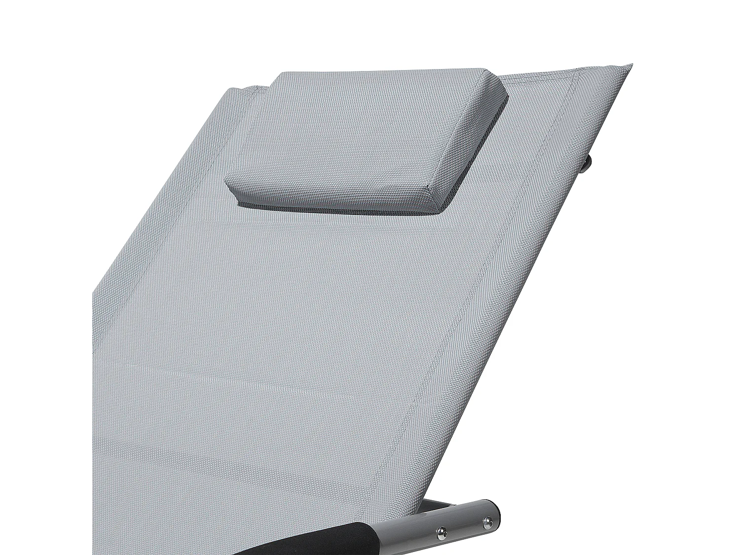 Schommel-ligstoel CARANO Metaal Grijs