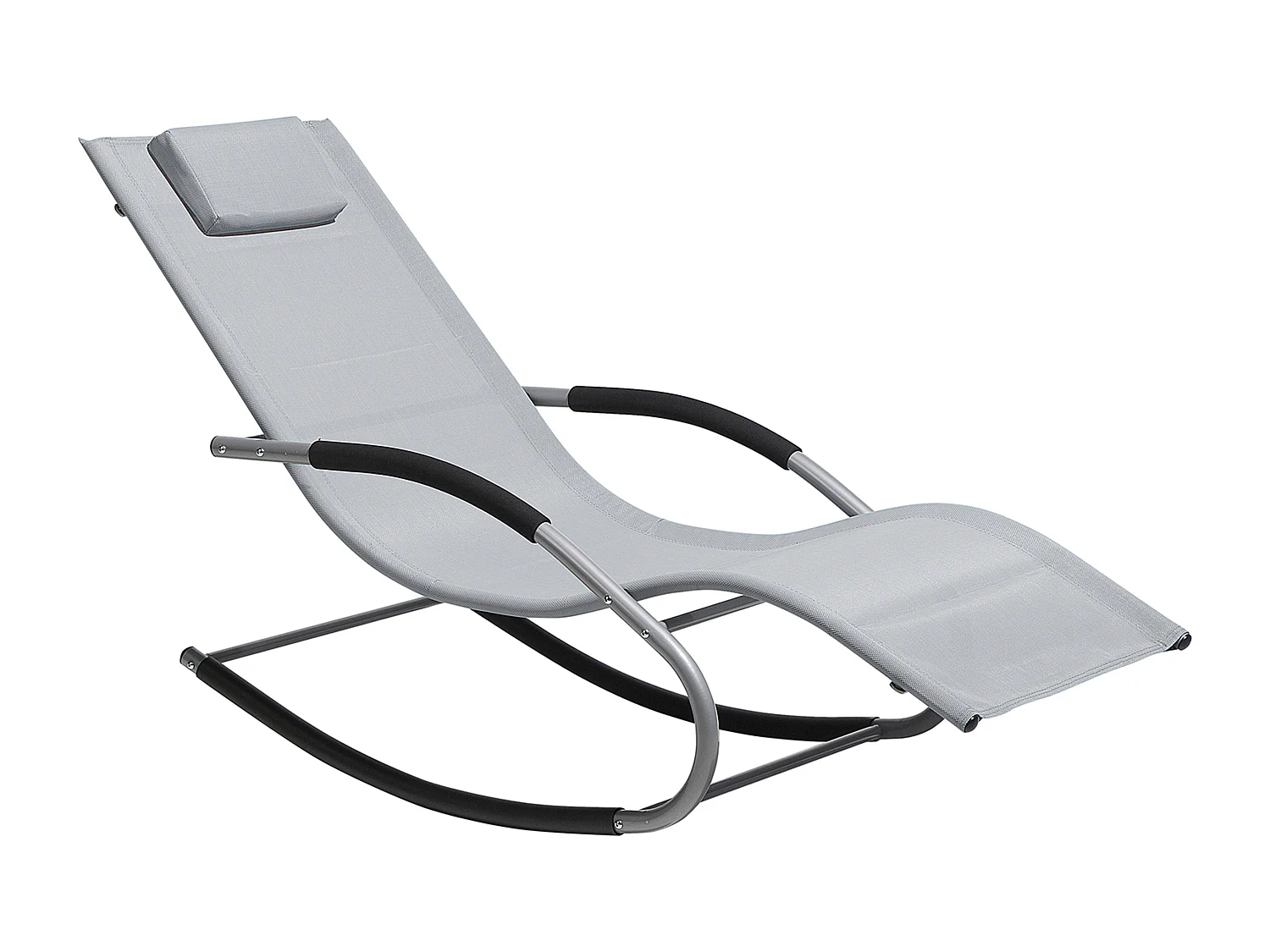 Transat à bascule CARANO Métal Gris