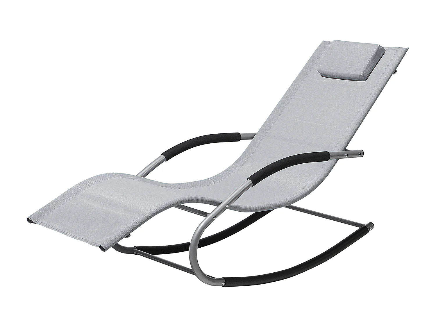 Transat à bascule CARANO Métal Gris